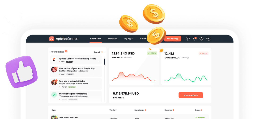 Aptoide Connect Illustration